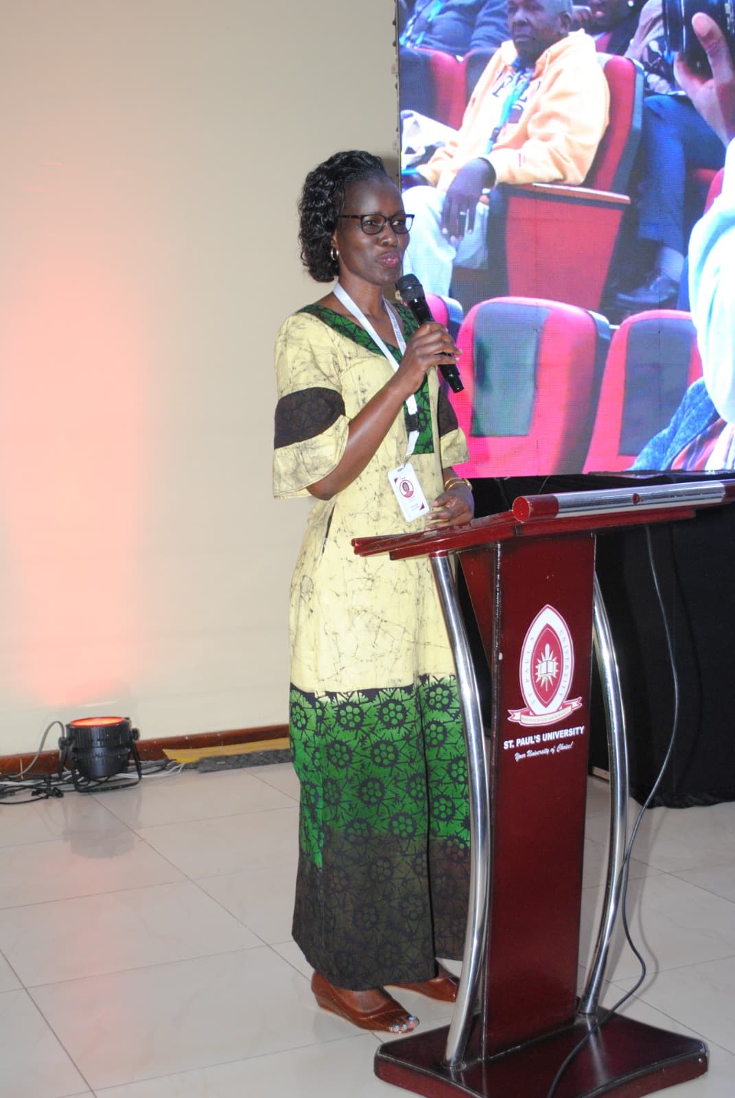 Research presentation at the conference